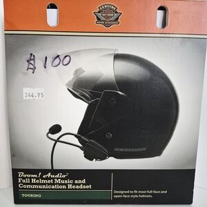 Harley-Davidson Black Helmet Communication Headset